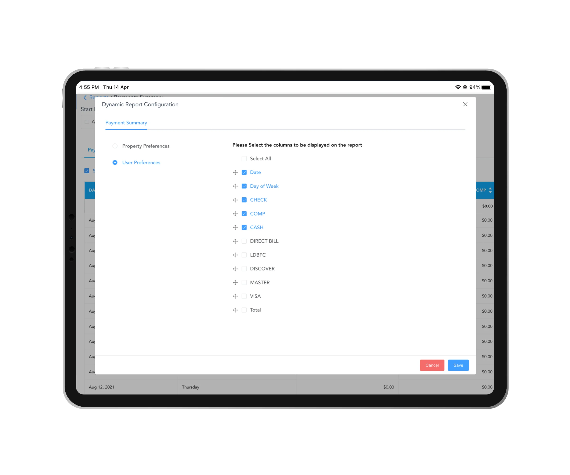 Configurations | Business Intelligence | HotelKey