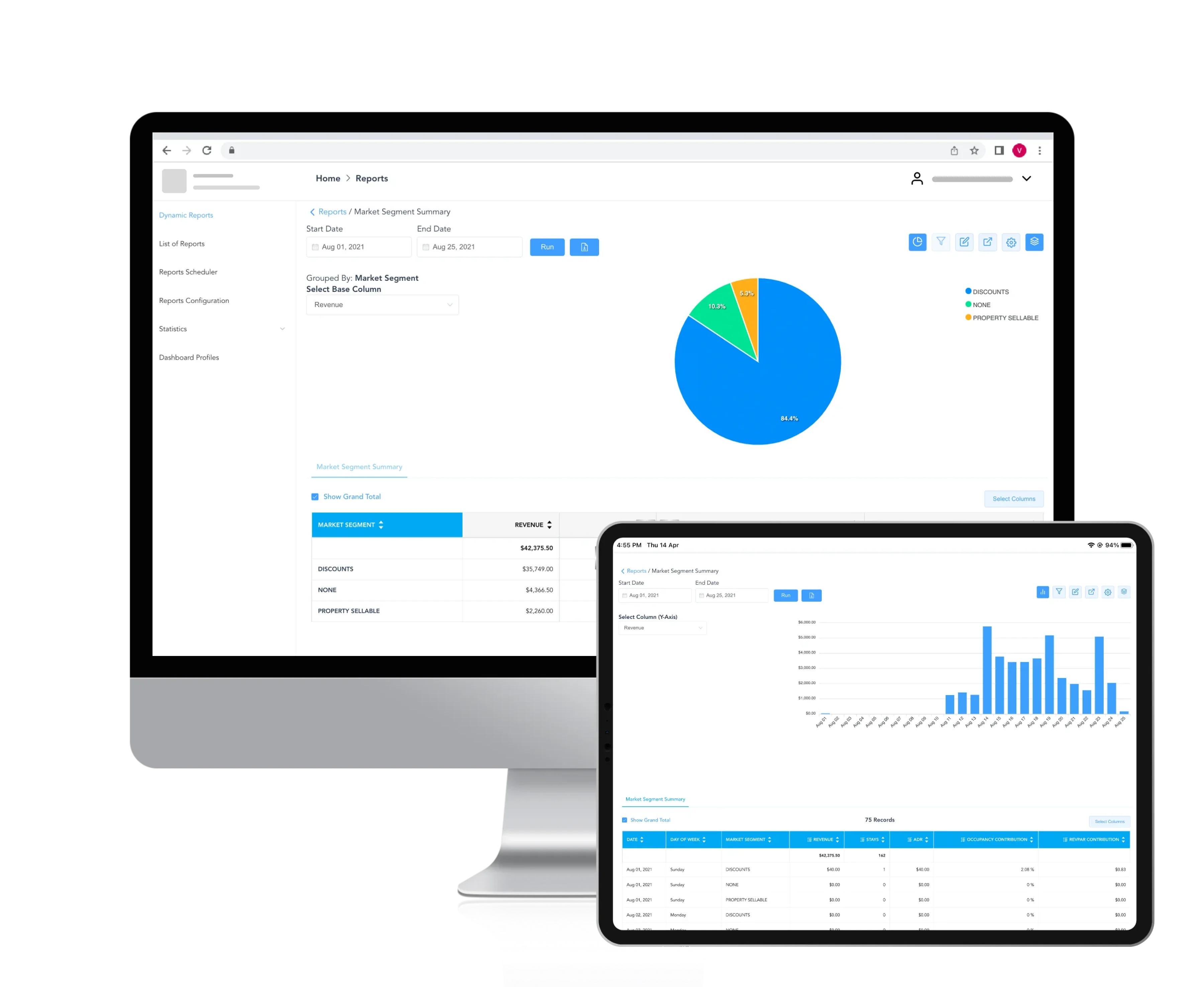 Visible Charting | Business Intelligence | HotelKey