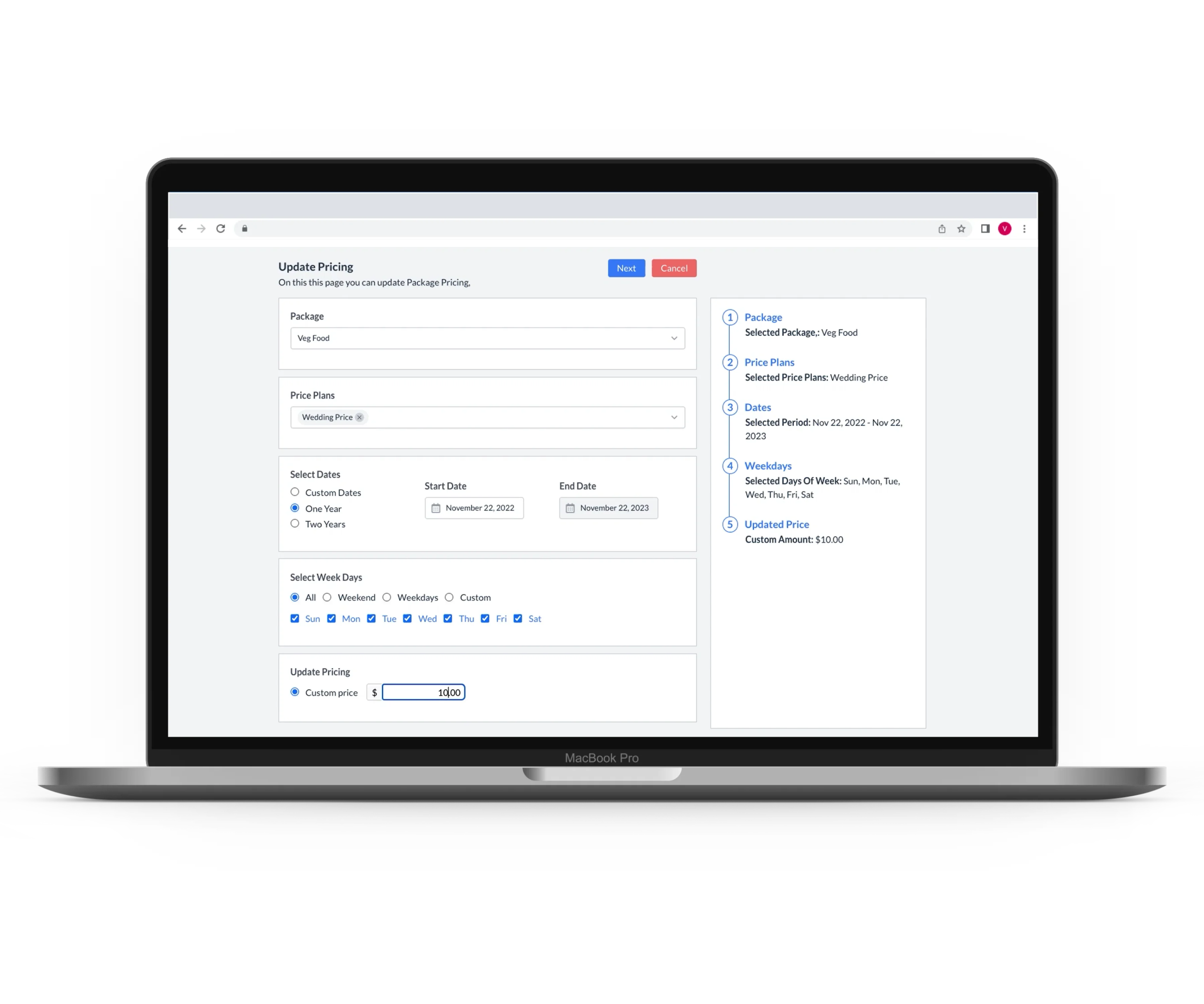 Pricing Setup | EventKey | HotelKey