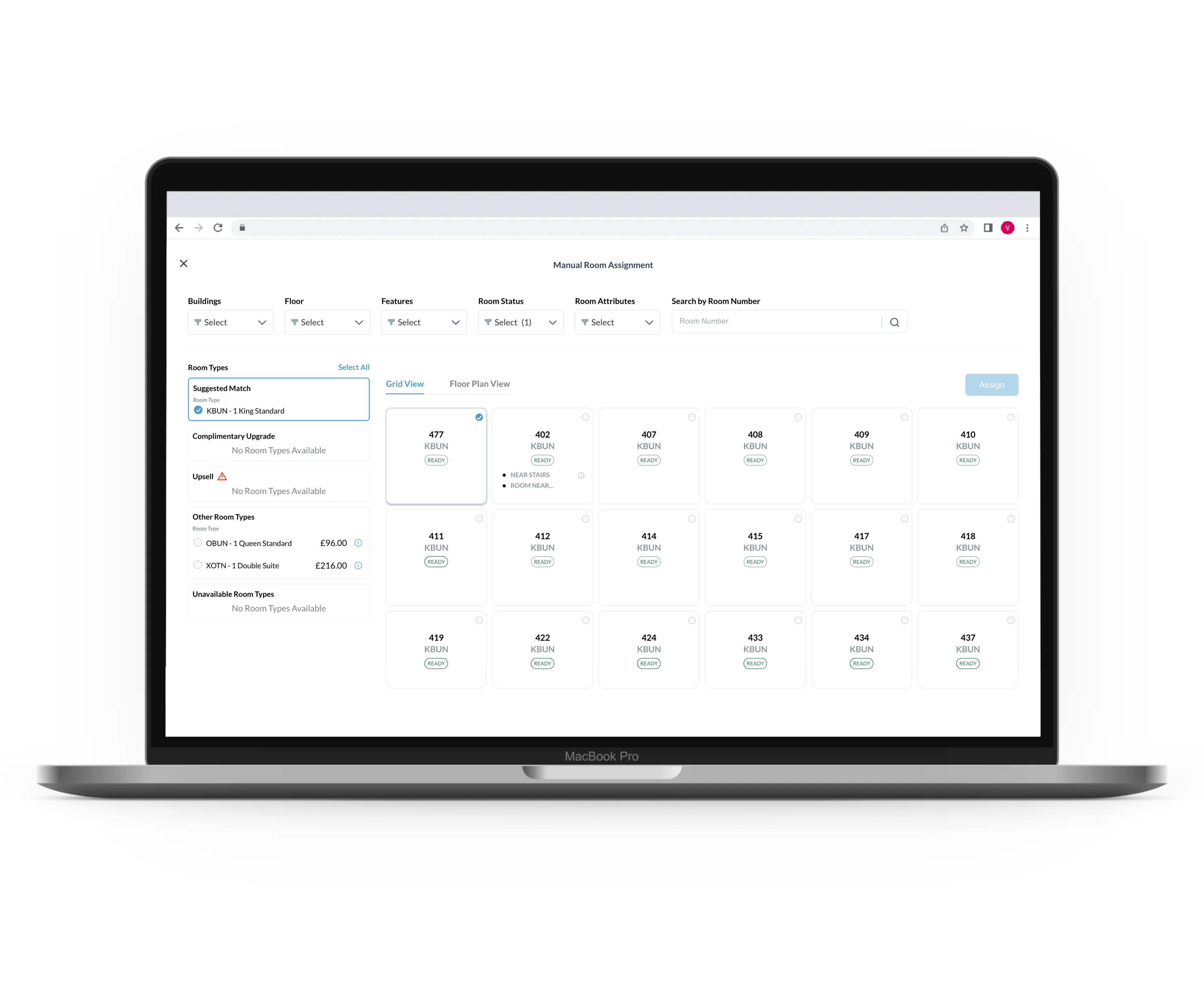 Rooming List & Check-in | HotelKey