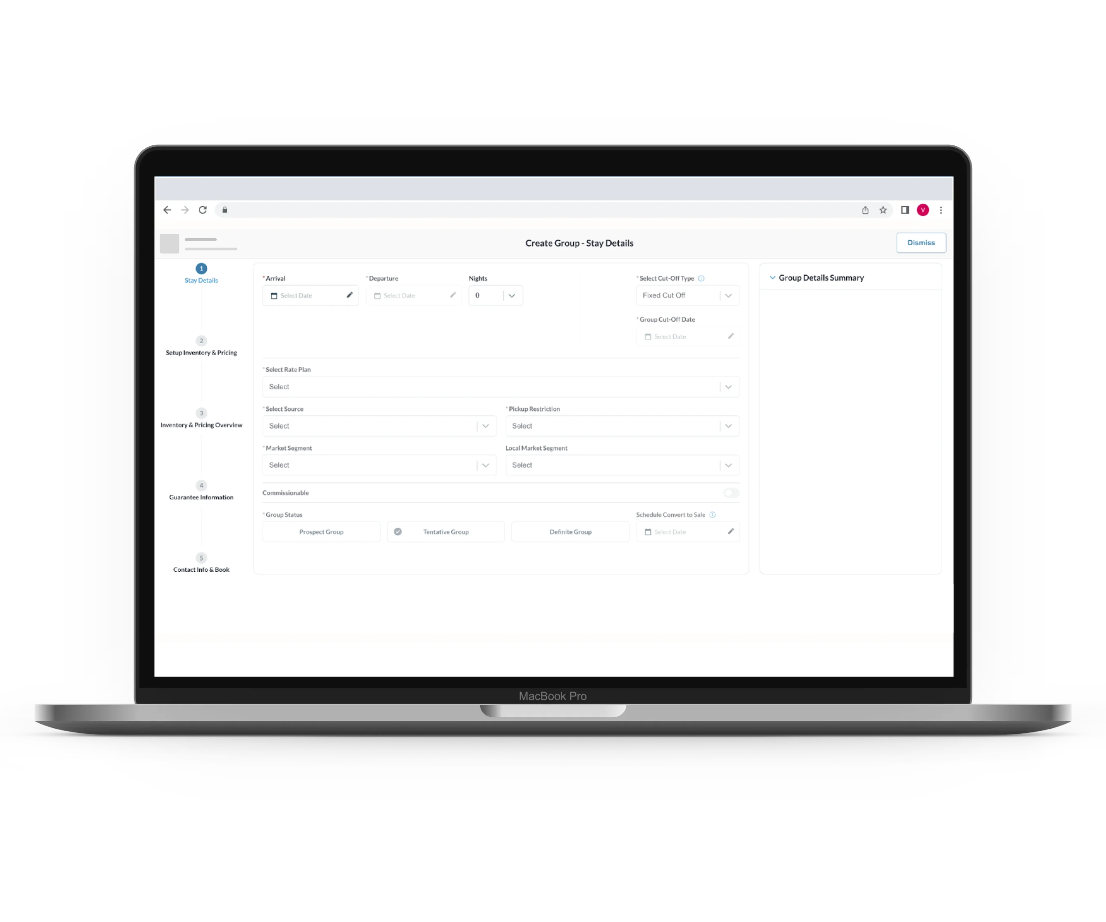Multiple Group Options | HotelKey