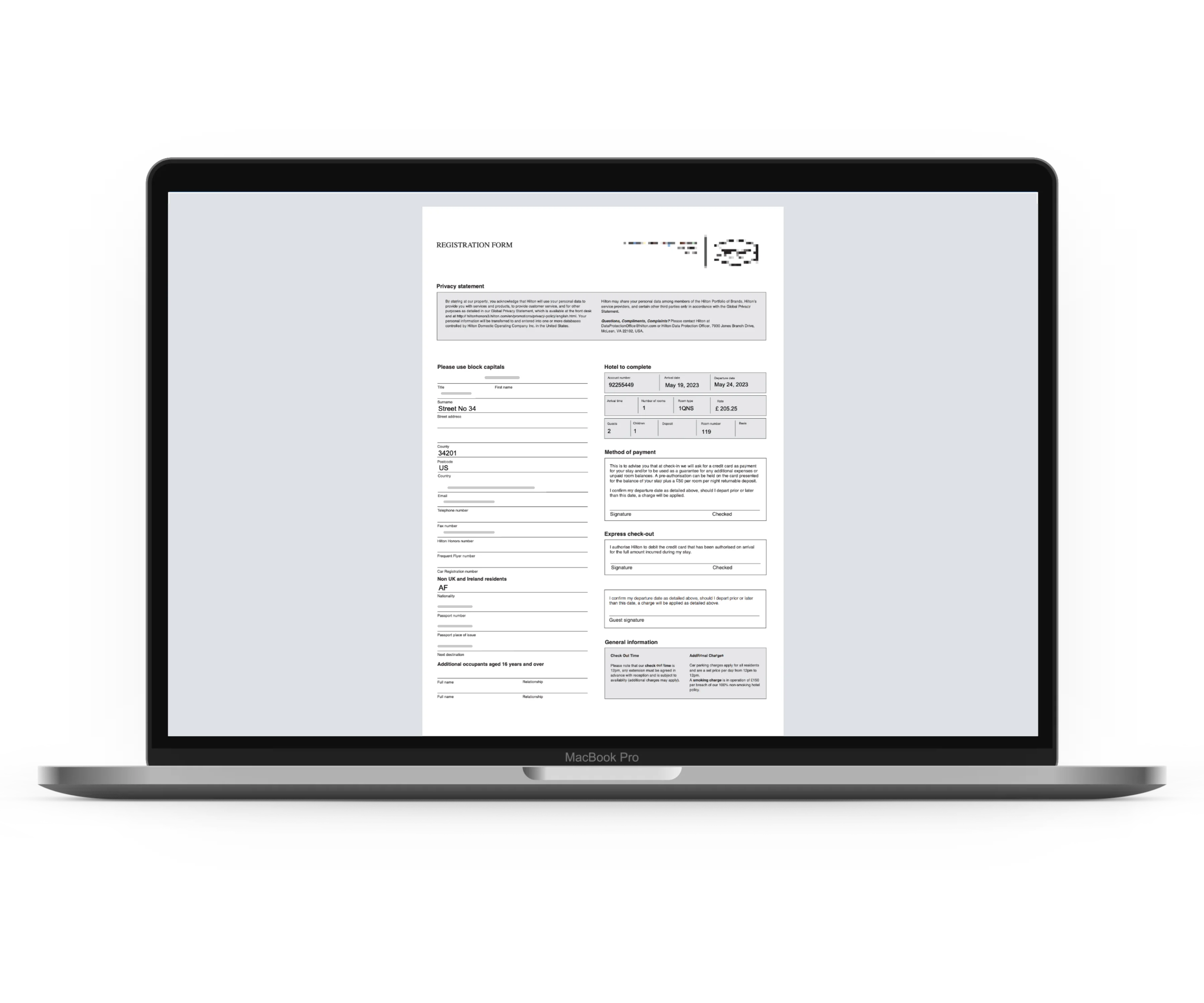 Digital Registration | HotelKey