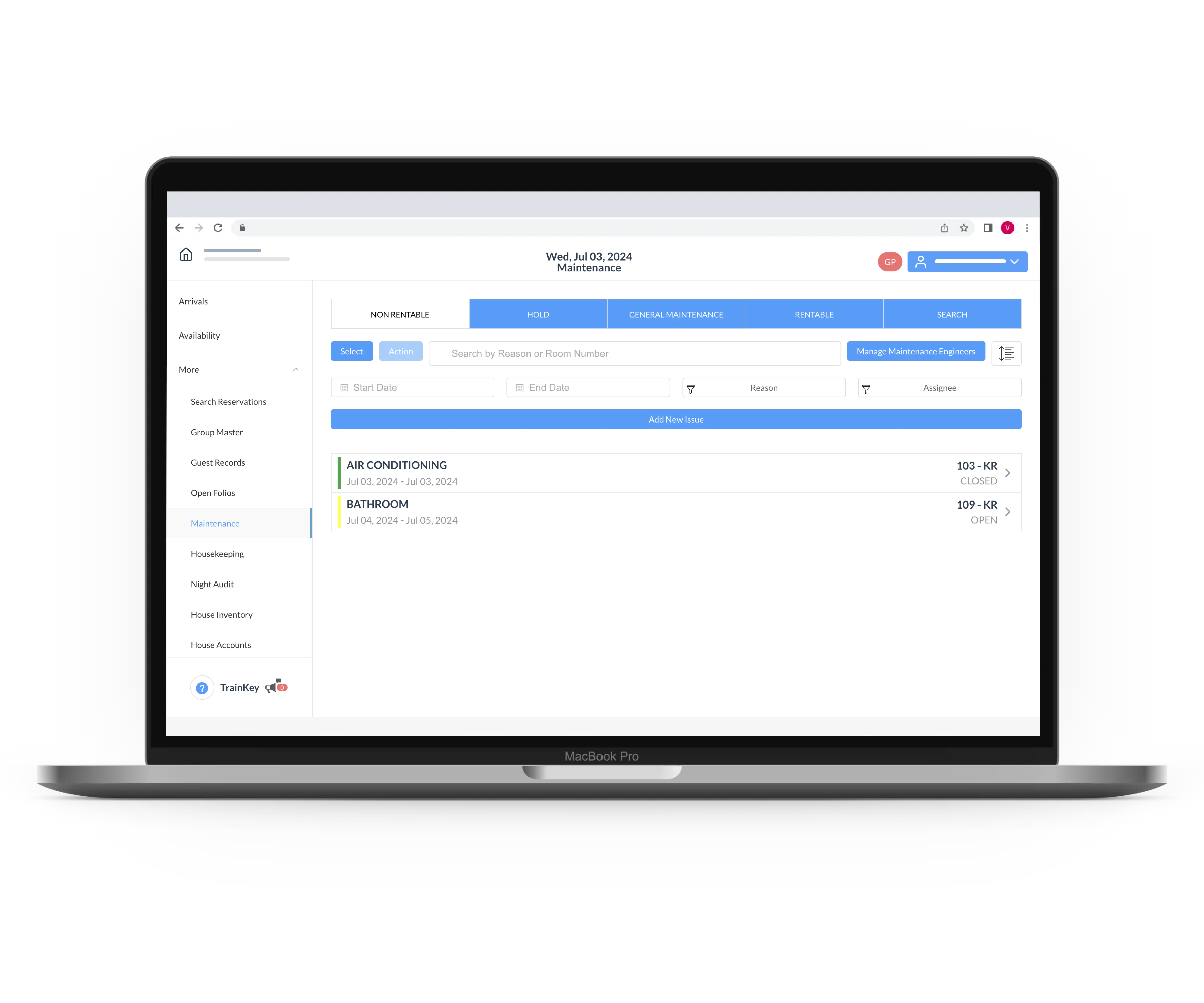 Easy Maintenance | HotelKey