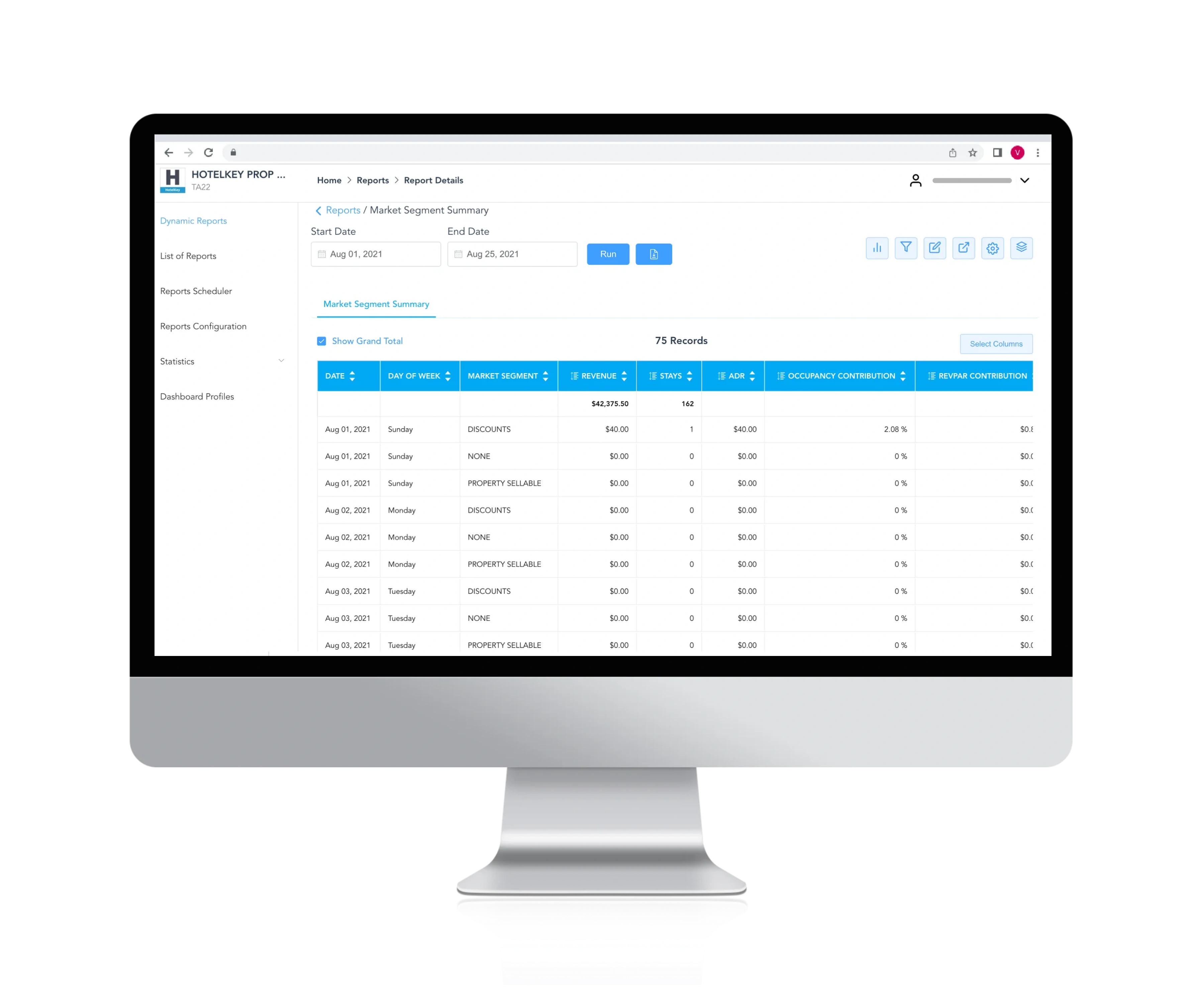 Dynamic Reporting | HotelKey
