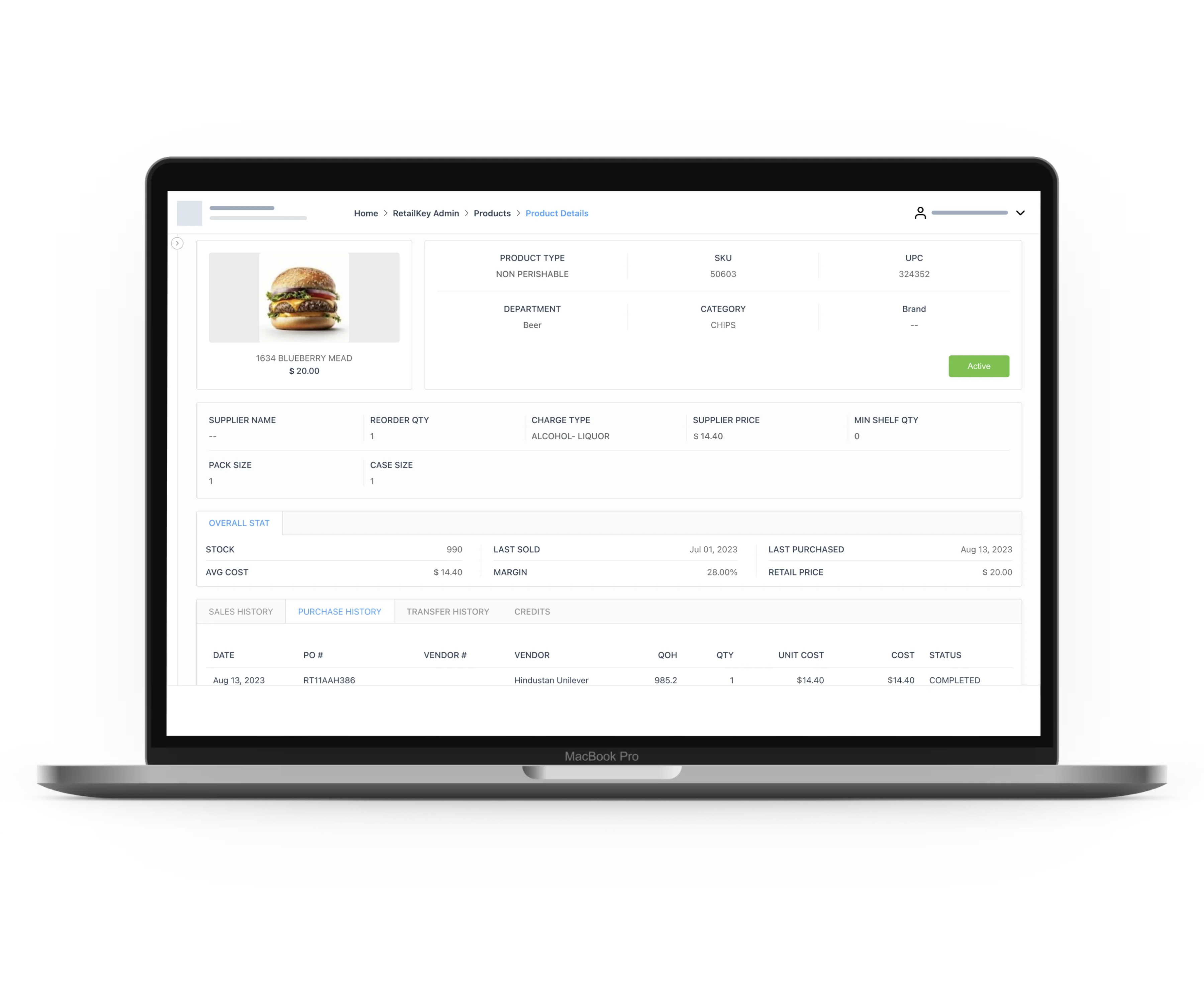 Stock Management | Inventory Management | RetailKey | HotelKey