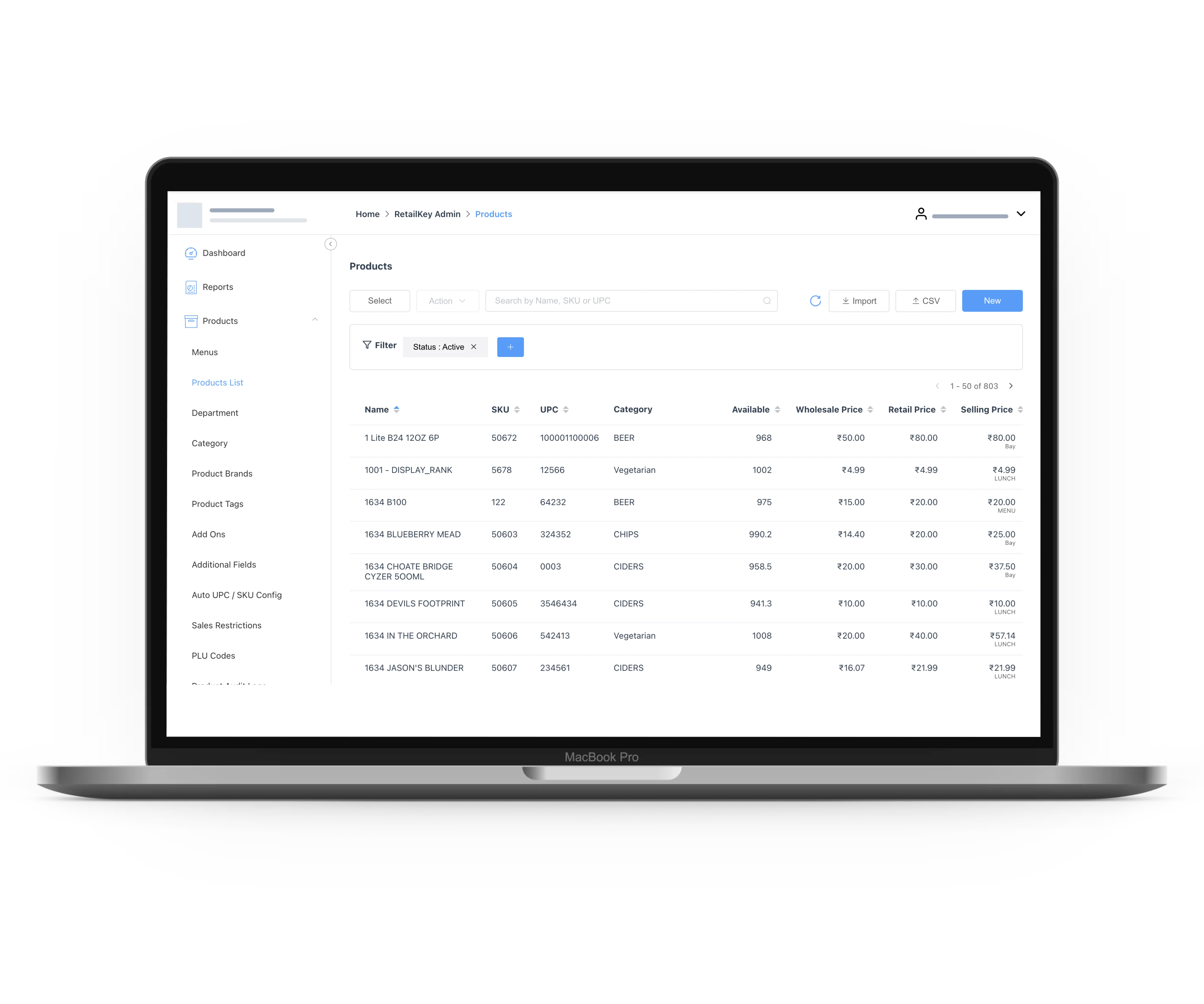 Product Types | Product Management | RetailKey | HotelKey
