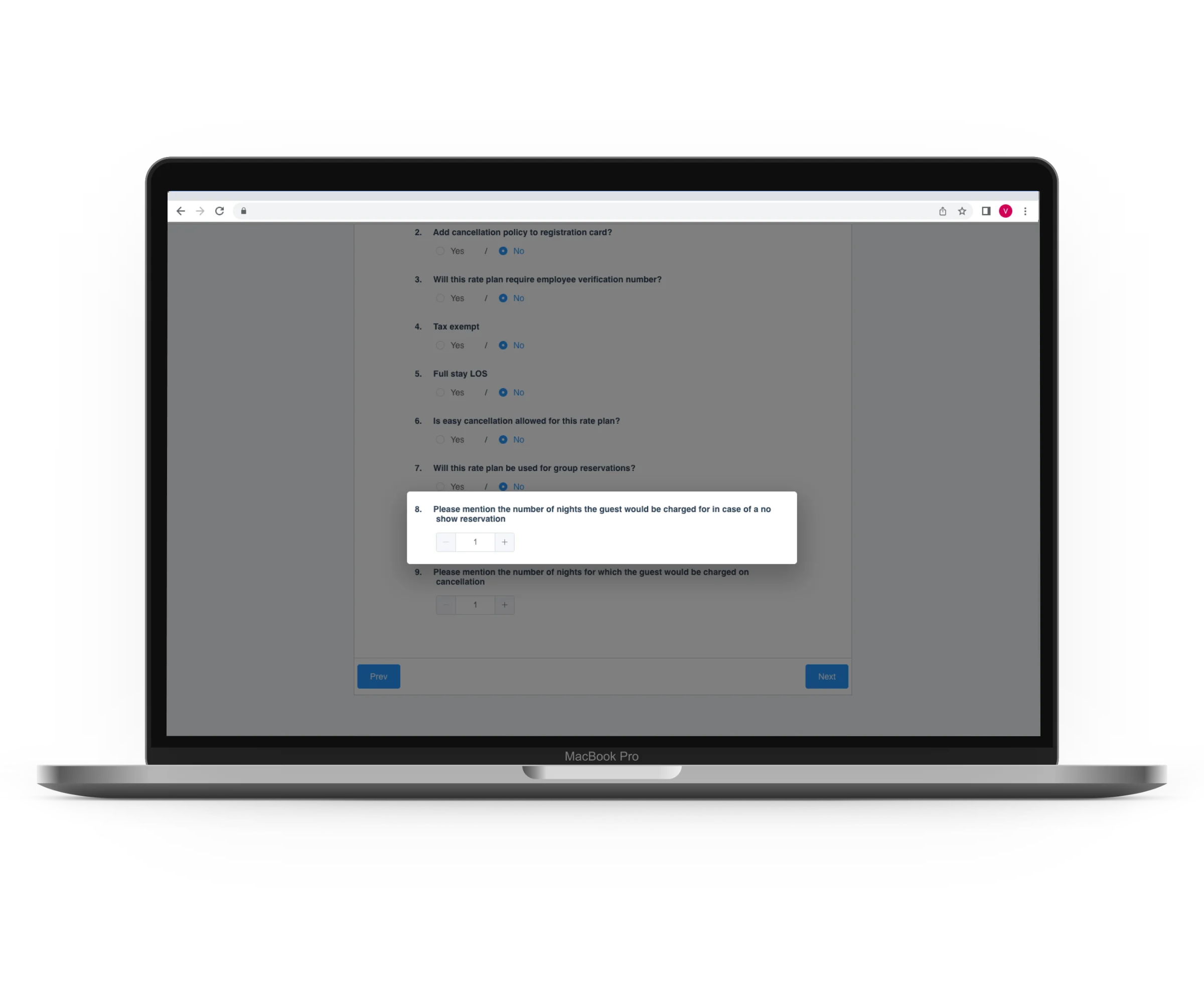 Configurable No-Show Policies | Rate Management System | HotelKey