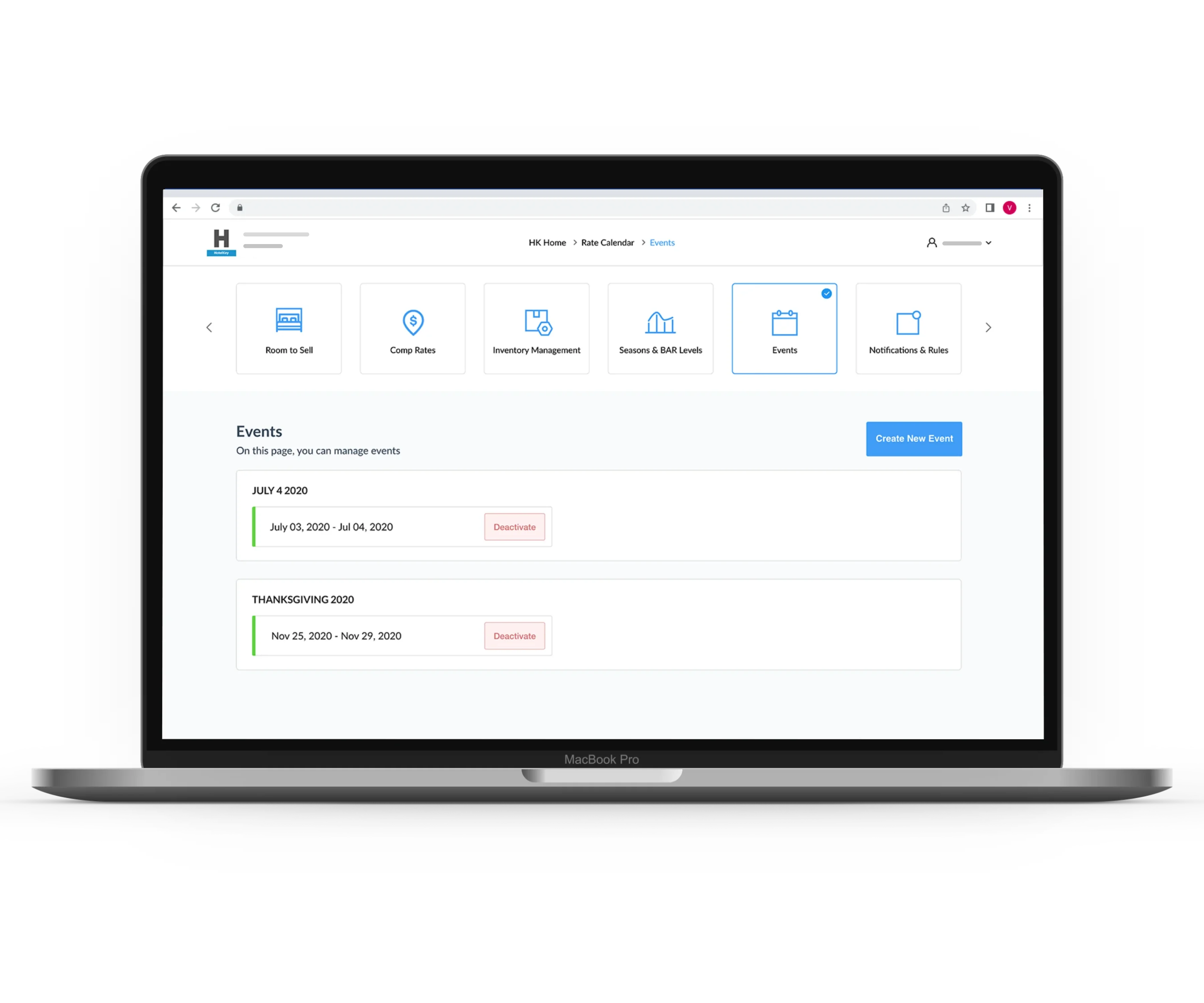 Flexible Seasons| RMS | HotelKey
