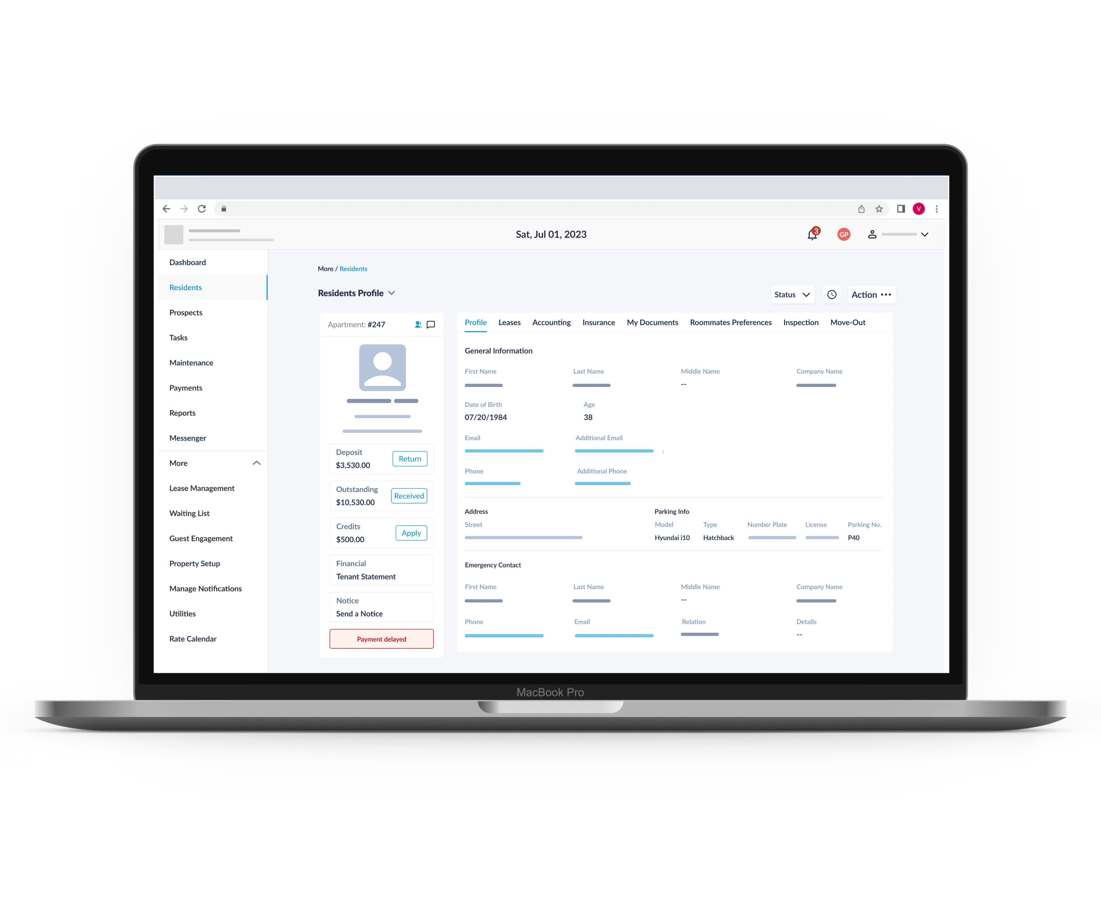 Resident Management| TenantKey | HotelKey