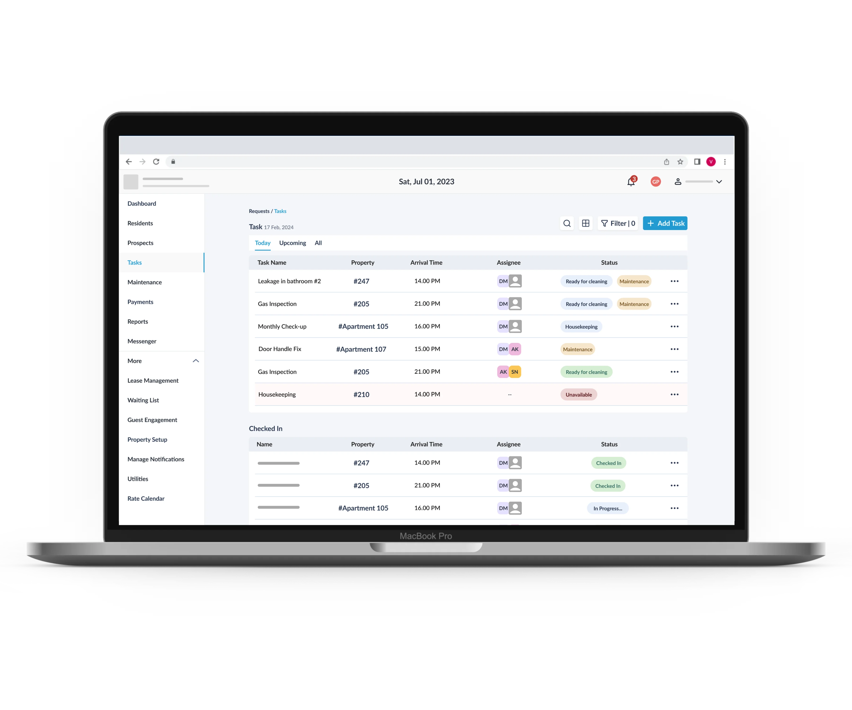 Tasks | TenantKey | HotelKey