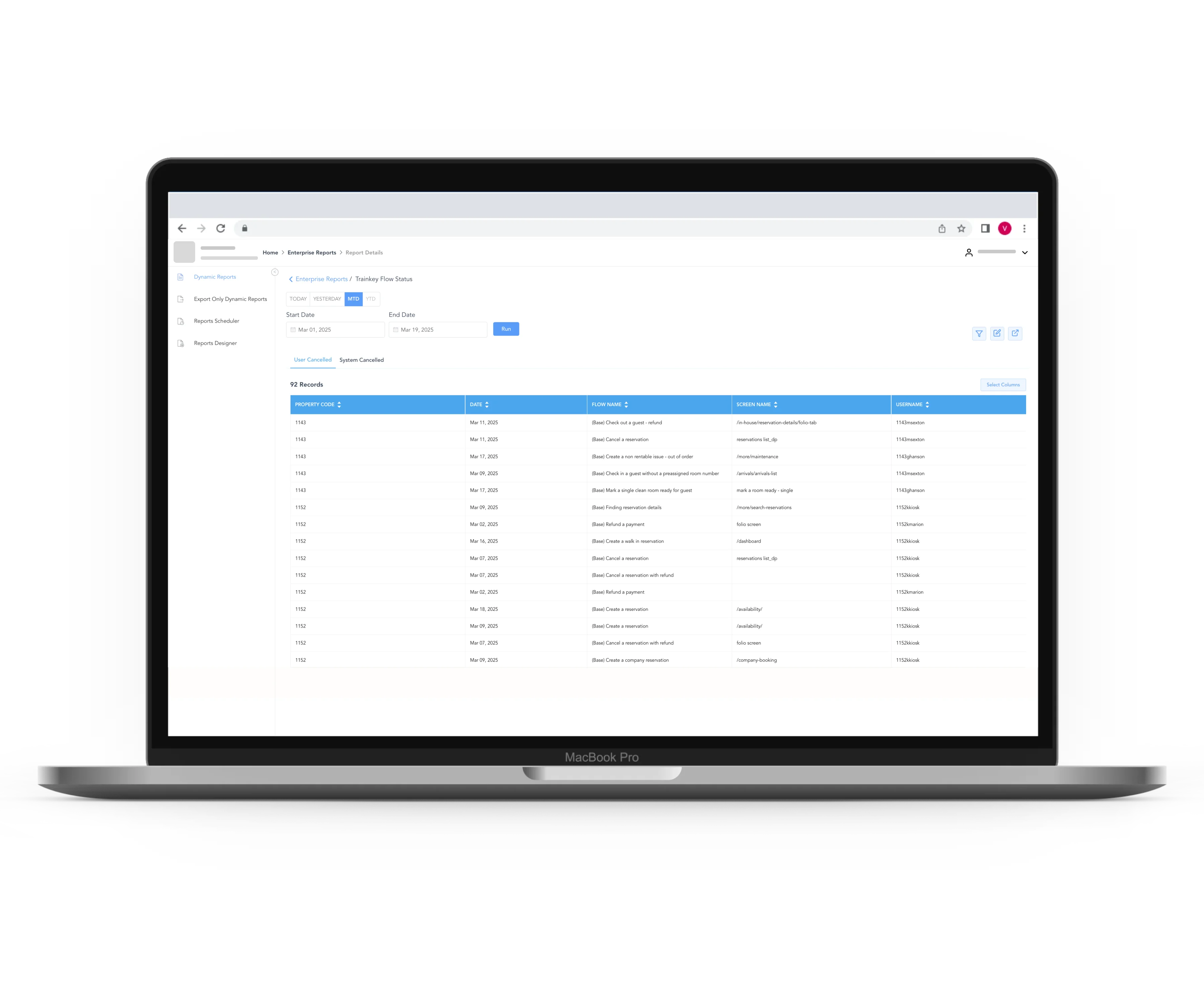 Track Flow Status | TrainKey | HotelKey